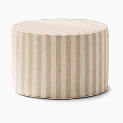 House of Noa Ottoman - Bennett Ivory & Sand, Small