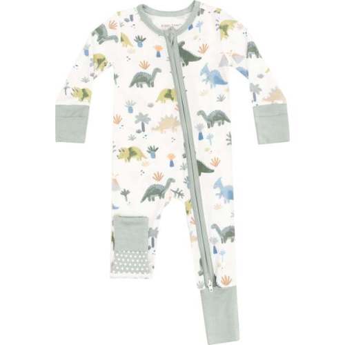 2 Way Zipper Romper, Soft Dinos - Angel Dear | Maisonette