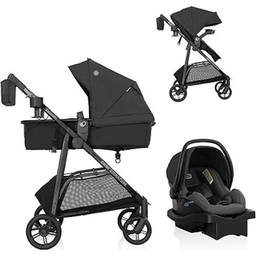 Evenflo Omni Signature Travel System with LiteMax Infant Car Seat - Porto Black