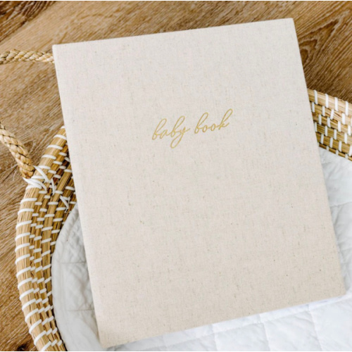 First Year Baby Memory Book - Sand