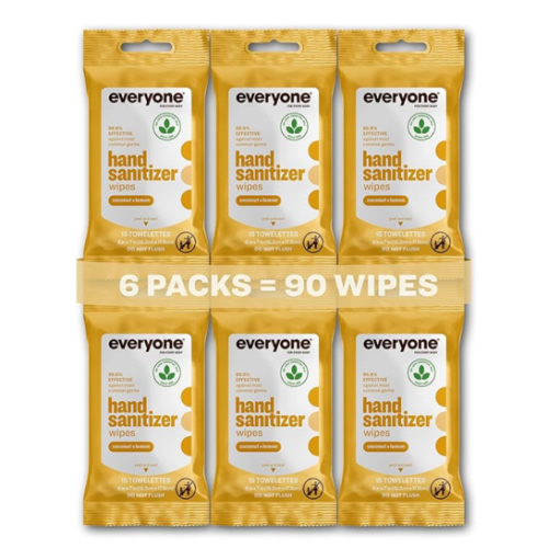 Everyone EWG verified hand sanitizing wipes