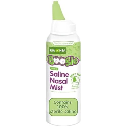 Boogie Wipes Baby Saline Nasal Spray Mist - 3.1 Ounce