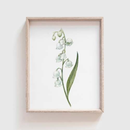 Lily of the Valley Art Print | Made in the USA | Fox Hollow Studios – Tabitha Paige