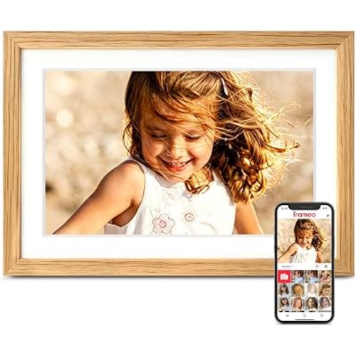 Frameo Digital Picture Frame, 10.1'' Electronic Photo Frame Load from Phone