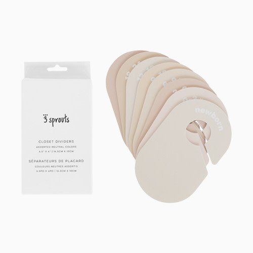 3 Sprouts Closet Dividers - Neutral