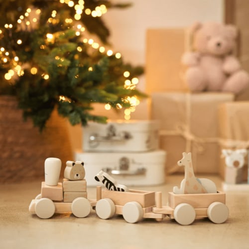 Jollein Wooden Toy Train Jungle Jambo