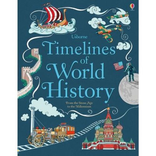 Timelines of World History - (Where's The...) by Jane Chisholm (Hardcover)