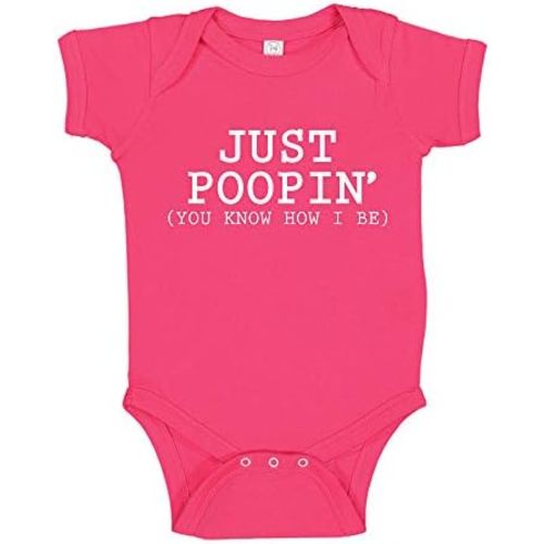 Just Poopin You Know How I Be Baby Bodysuit/Toddler T-Shirt Funny Quote