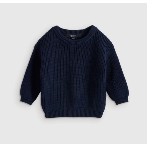 100% Organic Cotton Fisherman Tunic Sweater in Agave