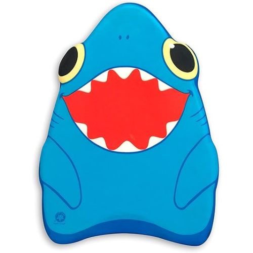 Melissa & Doug Sunny Patch Spark Shark Kickboard - Learn-to-Swim Pool Toy