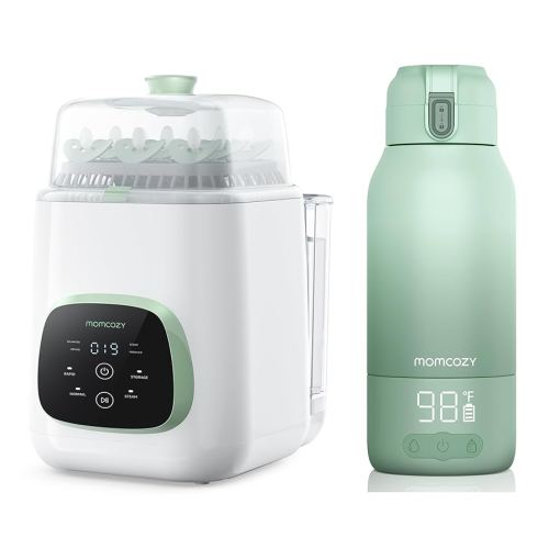 Momcozy KleanPal Pro Baby Bottle Washer & Momcozy Portable Milk Warmer for Travel
