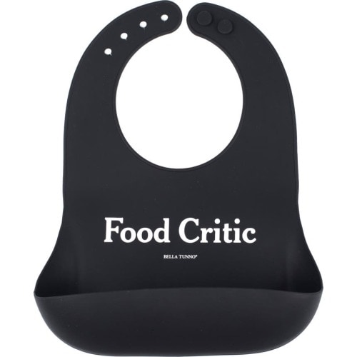 Bella Tunno Food Critic Wonder Bib, Black