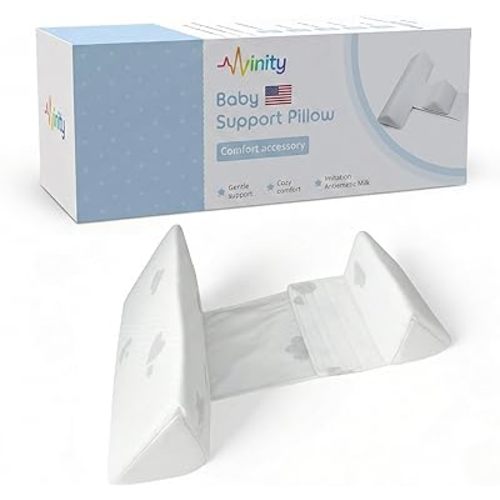 Baby Side Sleeper Weddge Adjustable Soft and Breathable Newborn Pillow