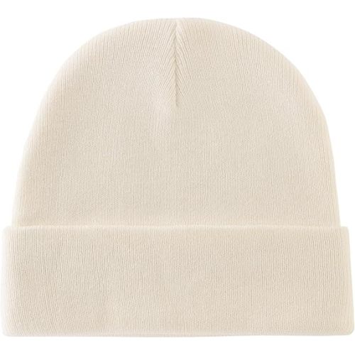 ROYBENS 100% Cotton Baby Beanie Cute Toddler Winter Hat Knit Caps Ages 0-8