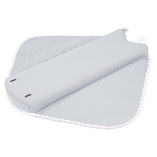 Ubbi Cushioned Elbow Rest, Non-Slip, Baby and Toddler Bath Time Must Have Accessory for Parents, Included Pockets for Bath Supplies Storage, Gray Stingray