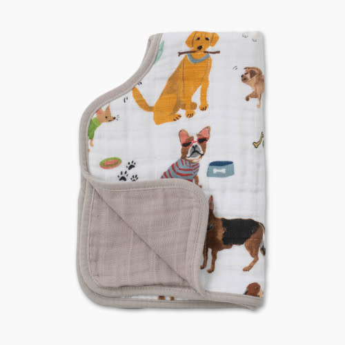 Little Unicorn Cotton Muslin Burp Cloth - Woof