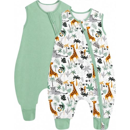 JiAmy Baby Sleeping Bag with Legs 100% Cotton Sleep Sack