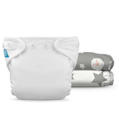 Reusable Cloth Diaper: Newborn with Fleece (Pack of 3) - Night Nite – Charlie Banana