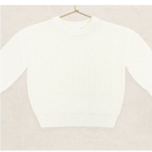 Knit Chunky Sweater - Ivory