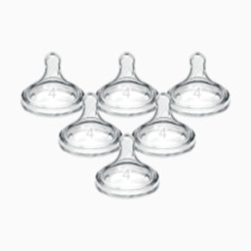 Dr. Brown's Wide-Neck Nipple (6 Pack) - Clear, Level 4