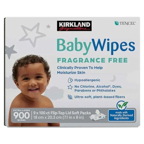 Kirkland Signature Baby Wipes Fragrance Free