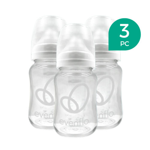 Evenflo Balance + Wide Neck Glass Bottles, 6oz – LactationHub