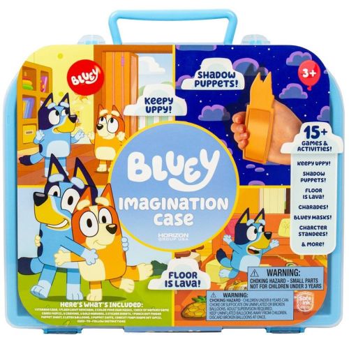 Bluey Imagination Case: Craft Activity Kit with Stickers, Markers & Crayons