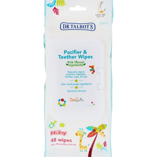 Dr Talbot's, Pacifier & Teether Wipes, 48 CT