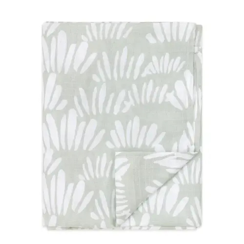 Peanut Shell Muslin Wrap Madagascar | Baby Bunting AU