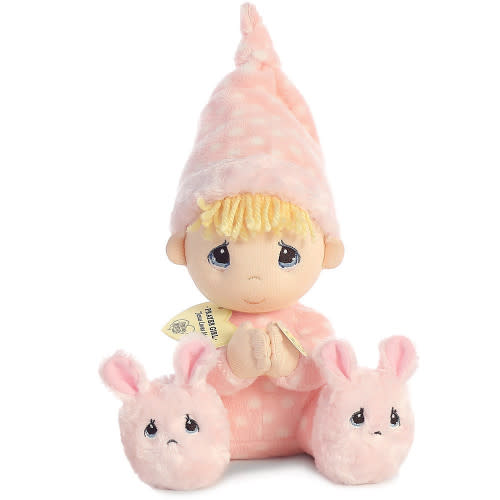 “Now I Lay Me Down To Sleep Precious Prayer Girl”, Talking Bedtime Doll, Stuffed Animal, #A15719
