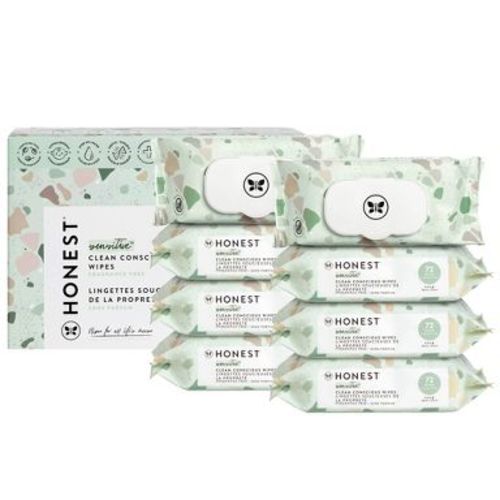 The Honest Company Plant-Based Baby Wipes made with over 99% Water - Geo Mood - 576ct