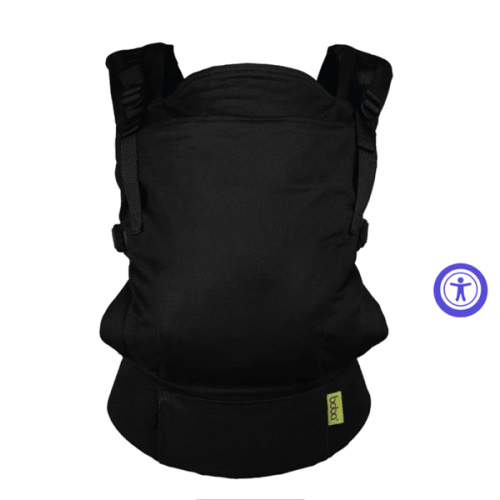 Boba X Baby Carrier - Newborn to Toddler Adjustable, 2-in-1 Convertible Front and Backpack Carrier 7 to 45 lbs, Ergonomic Baby Carrier with Crossable Straps (Black Beauty)