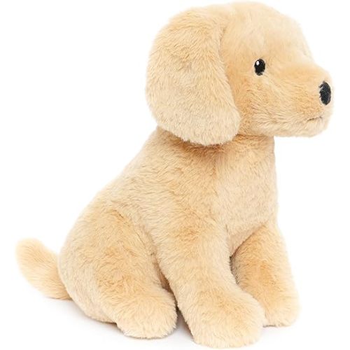 Golden Retriever Stuffed Animal Dog Puppy Plush Toy with Embroidered Eyes for Babies Toddlers Kids Adults Ages 1 and Up, No Hard Parts, Machine Washable 12 inches