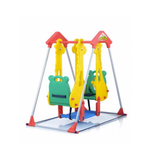 Toyz Giraffe Twins Swing, Outdoor/Indoor, Multicolor, 40" x 40" x 36"