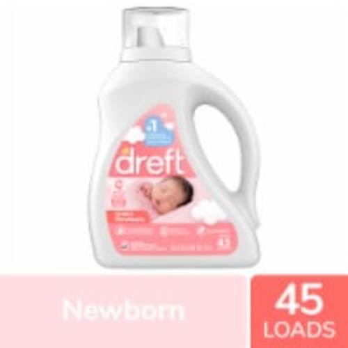 Dreft Newborn Baby Lightly Scented Liquid Laundry Detergent, 65 fl oz