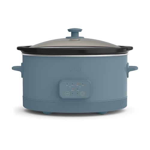 bella SAVOR 6qt Programmable Non-Toxic Slow Cooker, Surf