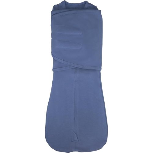 LullaBaby "Double Dream Swaddle: Exclusive Dual Wing Design, Pediatrician-Endorsed, Ultra-Soft Cotton, 0-2 Months, 12-20 lbs - Coastal Breeze