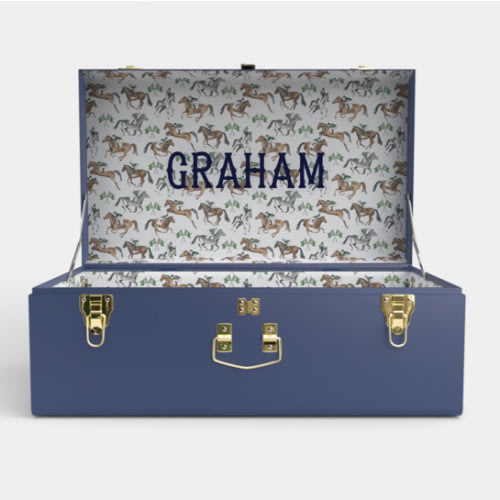 Grand Trunk - Navy - Horse & Jockey / Embroidery