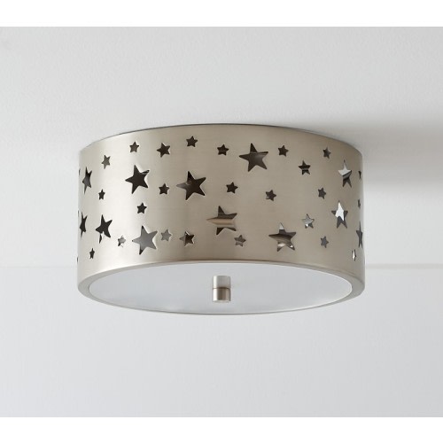 Metal Star Cutout Flush Mount (12")