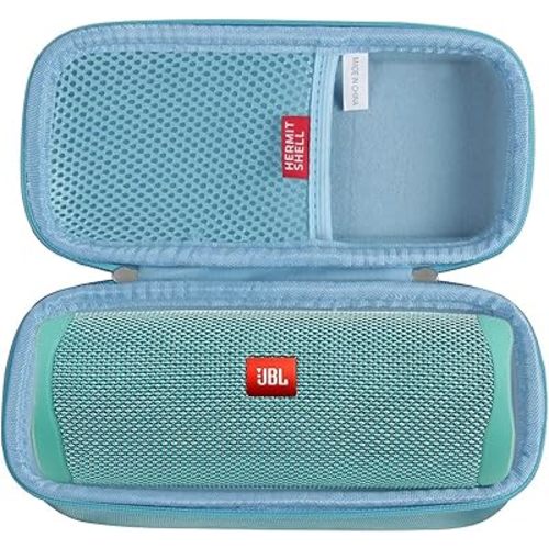 Hermitshell Hard Travel Case Fits JBL FLIP 5 / JBL FLIP 6 / JBL Flip 7 Waterproof Portable Bluetooth Speaker (Light Blue)