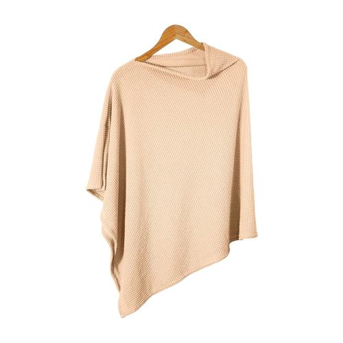 Beige Nursing Cover for Breastfeeding, Soft Breathable Privacy Feeding Shawl, Portable Breast Feeding Covers for Women