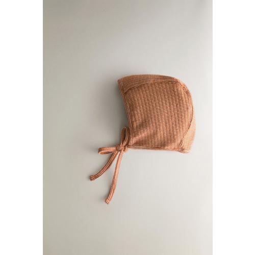 KIDS' STRIPED BONNET - Ecru / Red | ZARA United States