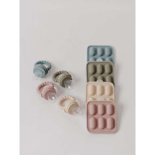 Silicone Fruit feeder & Ice Tray Set