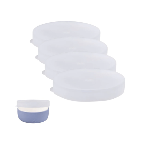 Porcelain Bowl Silicone Lids