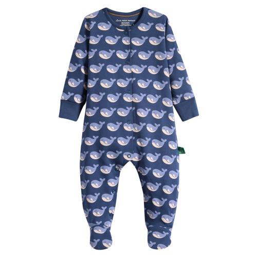 Singing Whales Organic Cotton Footie