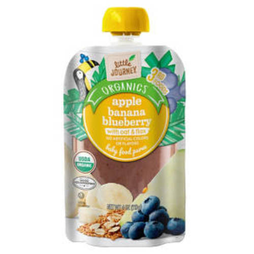 Organics Apple Banana Blueberry Oat Flax, 4 oz