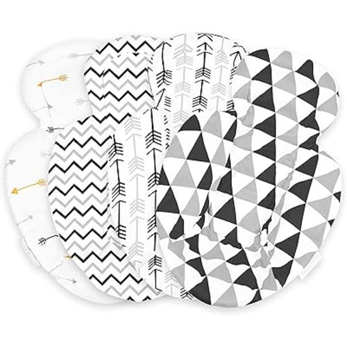 Infant Insert Compatible with 4Moms Mamaroo & Rockaroo – Car Seat Insert 2 Pack – Reversible Infant Car Seat Insert – Rockaroo & Mamaroo Newborn Insert – Soft Plush Minky Car Seat Head Support Insert