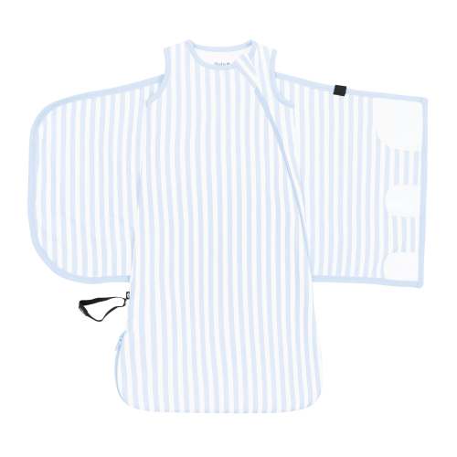 Sleep Bag Swaddler in Small Mist Stripe 1.0