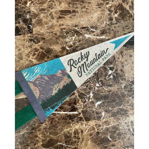 Rocky Mountain National Park Pennant