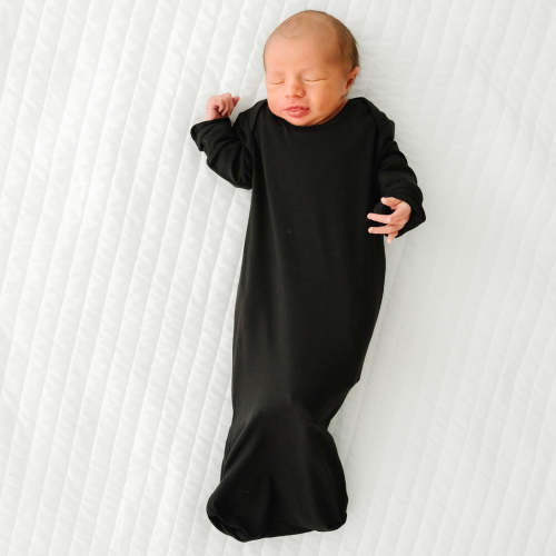 Black Infant Gown - Little Sleepies